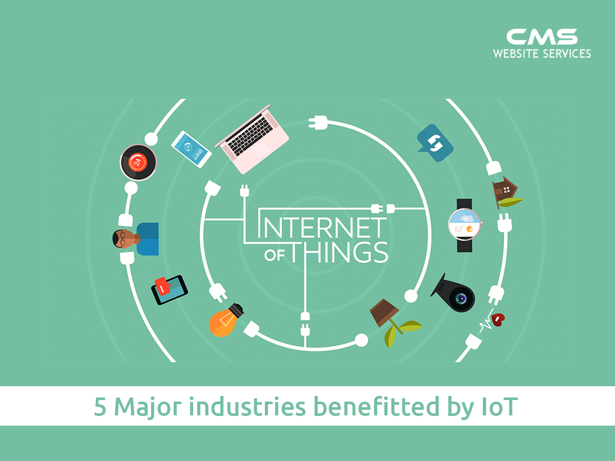 Major industries benefitted by IoT