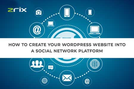 create your wordpress website into a social network platform