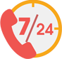 24x7x365 Support Icon